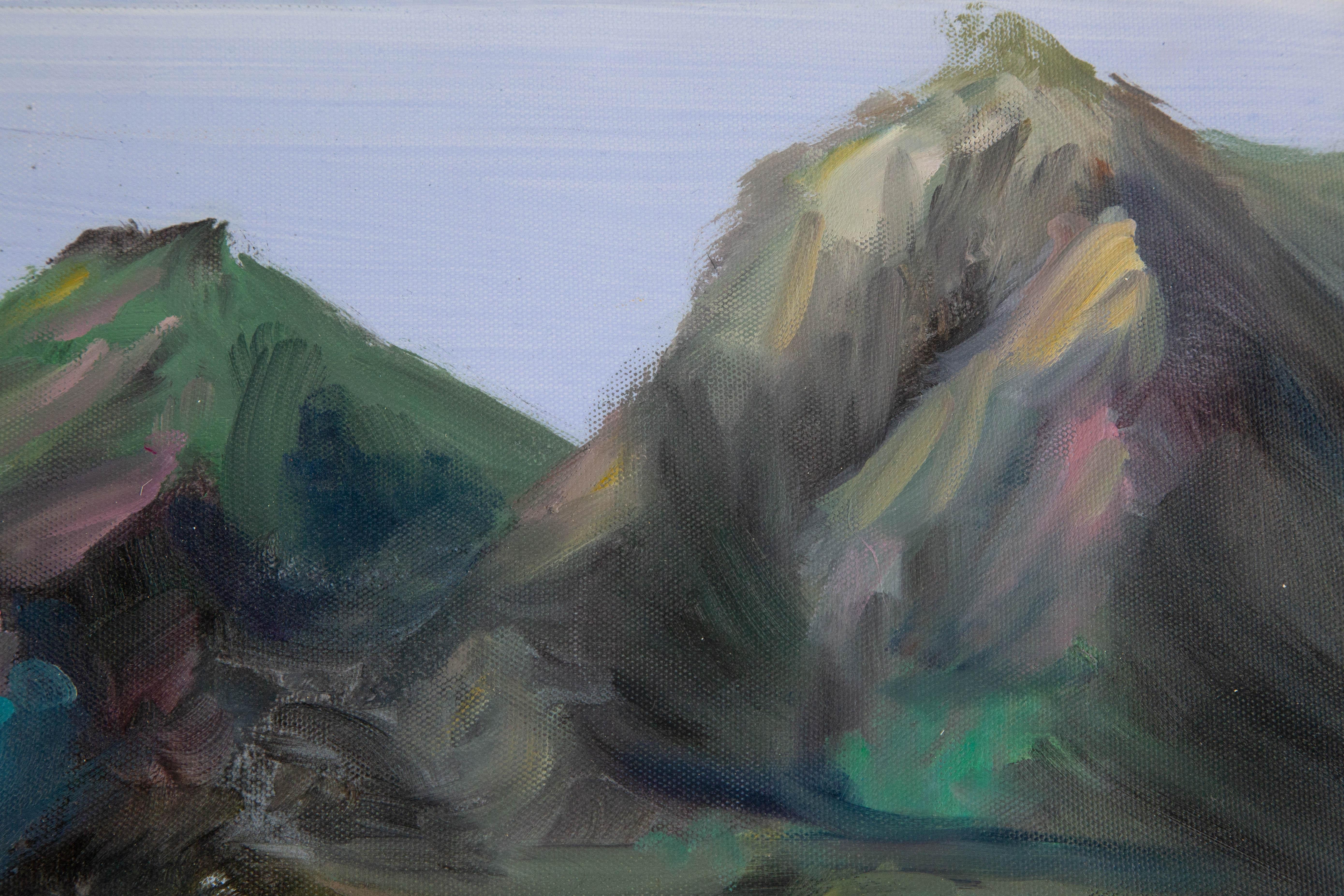 Chanjun Zheng Landschaft Original Öl auf Leinwand 
