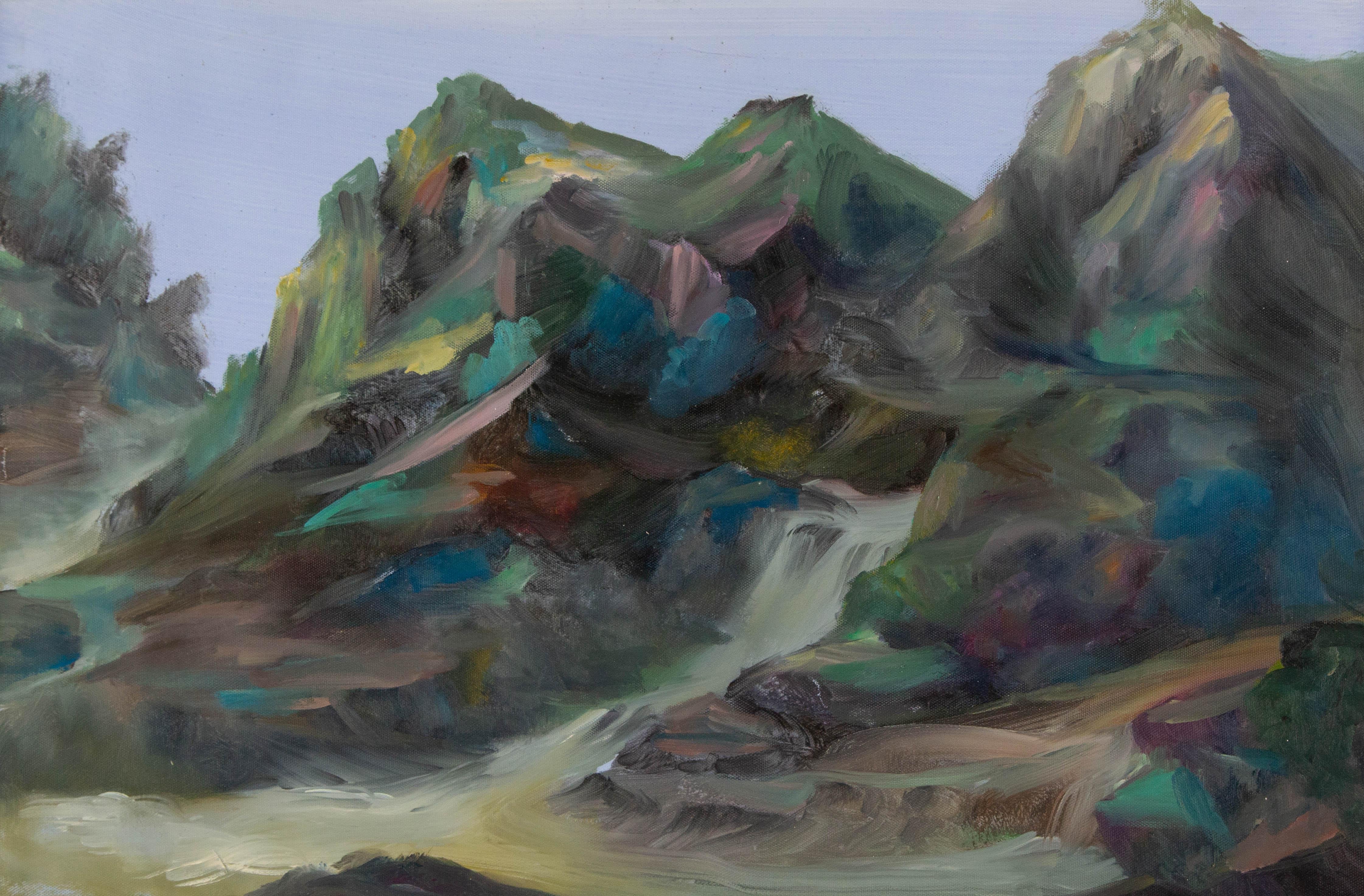 Chanjun Zheng Landschaft Original Öl auf Leinwand 