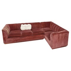 Vintage Channel Back Sectional, 1980s