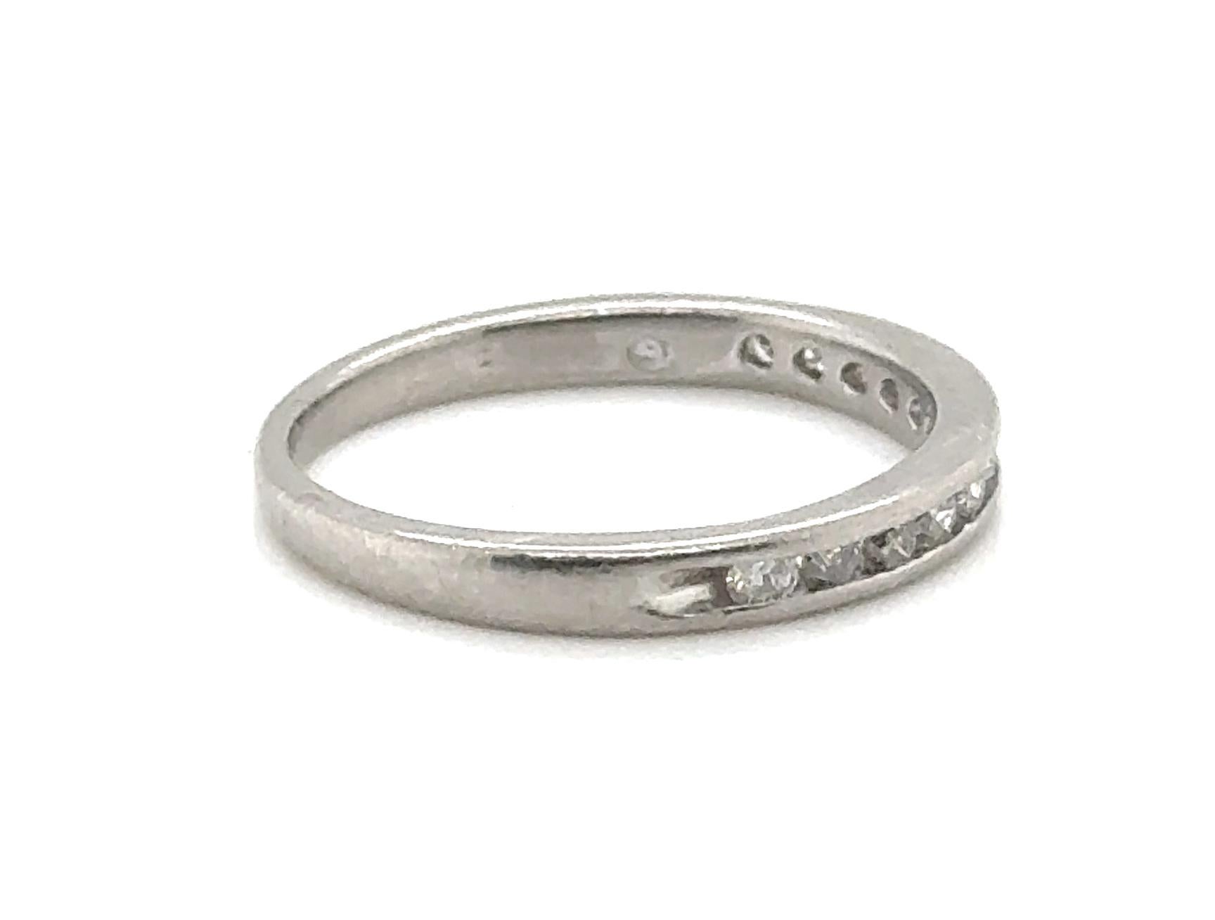 Channel Set Diamond Wedding Band .25ct Mined Round Brilliant Anniversary Ring Platinum


Featuring 12 Natural Round Brilliant Cut Diamonds

Channel Set Diamonds

Great Ring to Showcase Alone or Stack Bands With 

Platinum

100% Natural Diamonds

.25