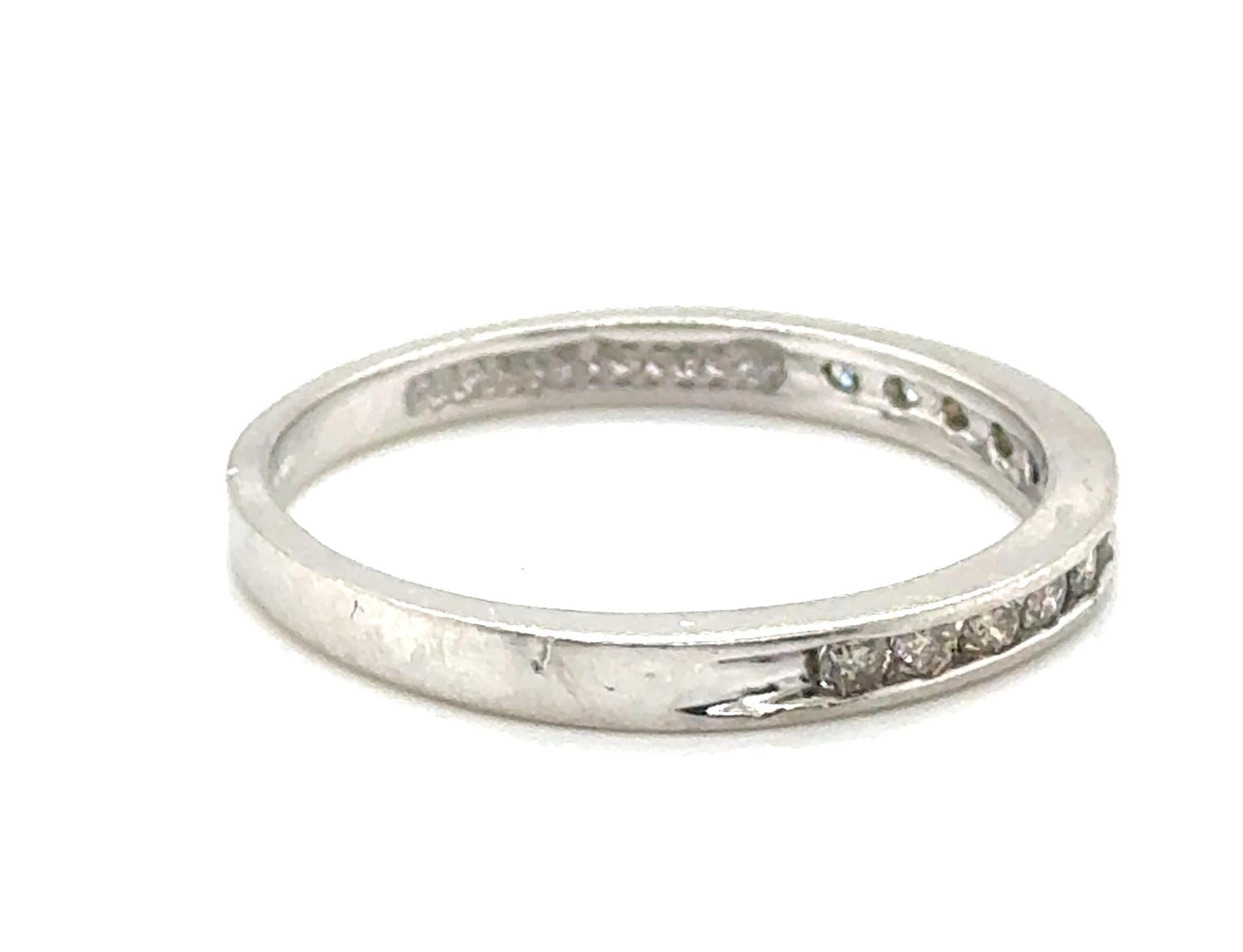 Channel Set Diamond Wedding Band .25ct Mined Round Brilliant Anniversary Ring Platinum


Featuring 12 Natural Round Brilliant Cut Diamonds

Channel Set Diamonds

Great Ring to Showcase Alone or Stack Bands With 

Platinum

100% Natural Diamonds

.25