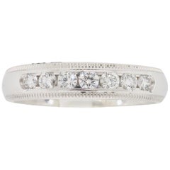 Channel Set Diamond Wedding Band