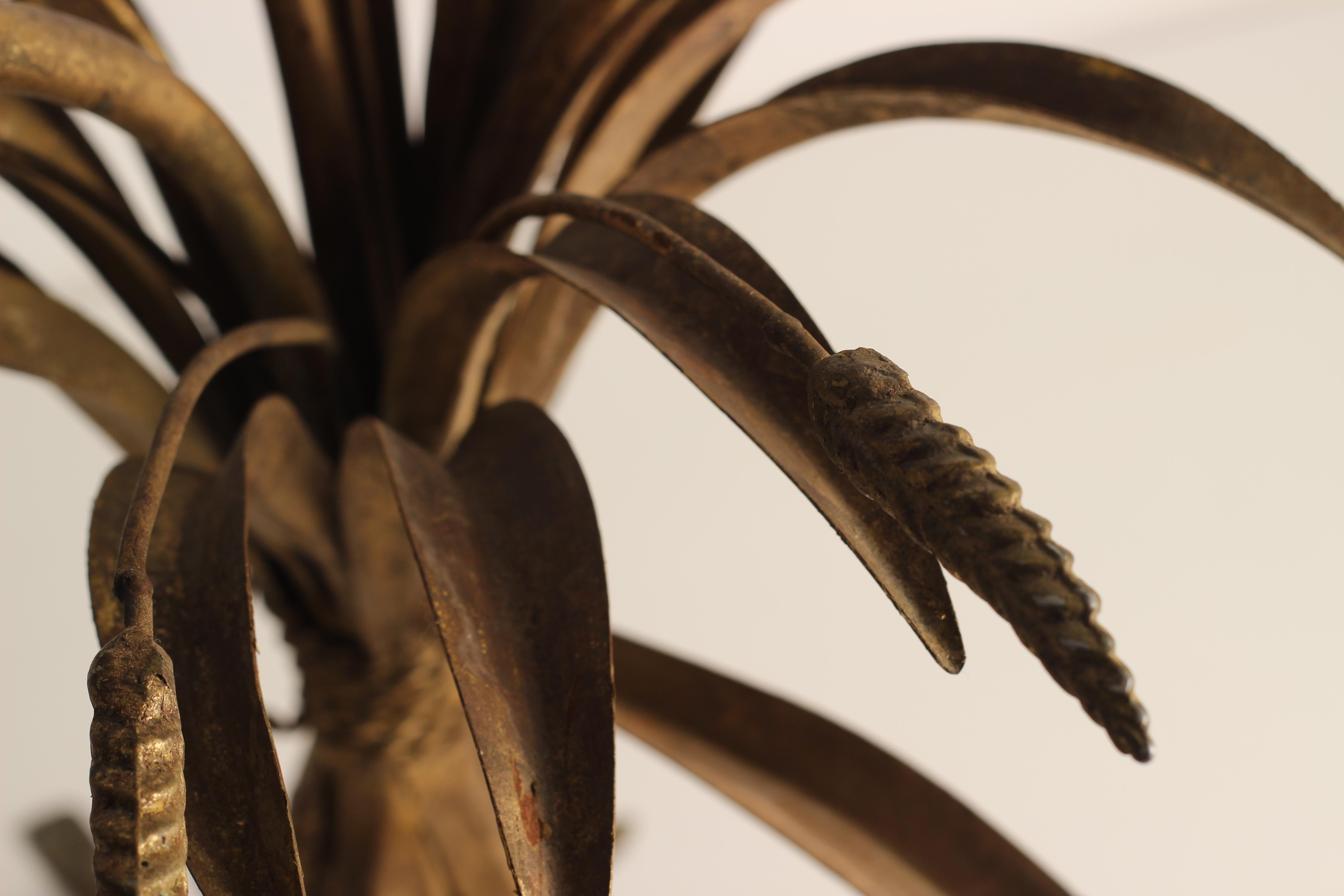 Chanel Style Sheaf of Wheat Table Inspired by Robert Goosens Original 1950’s 2