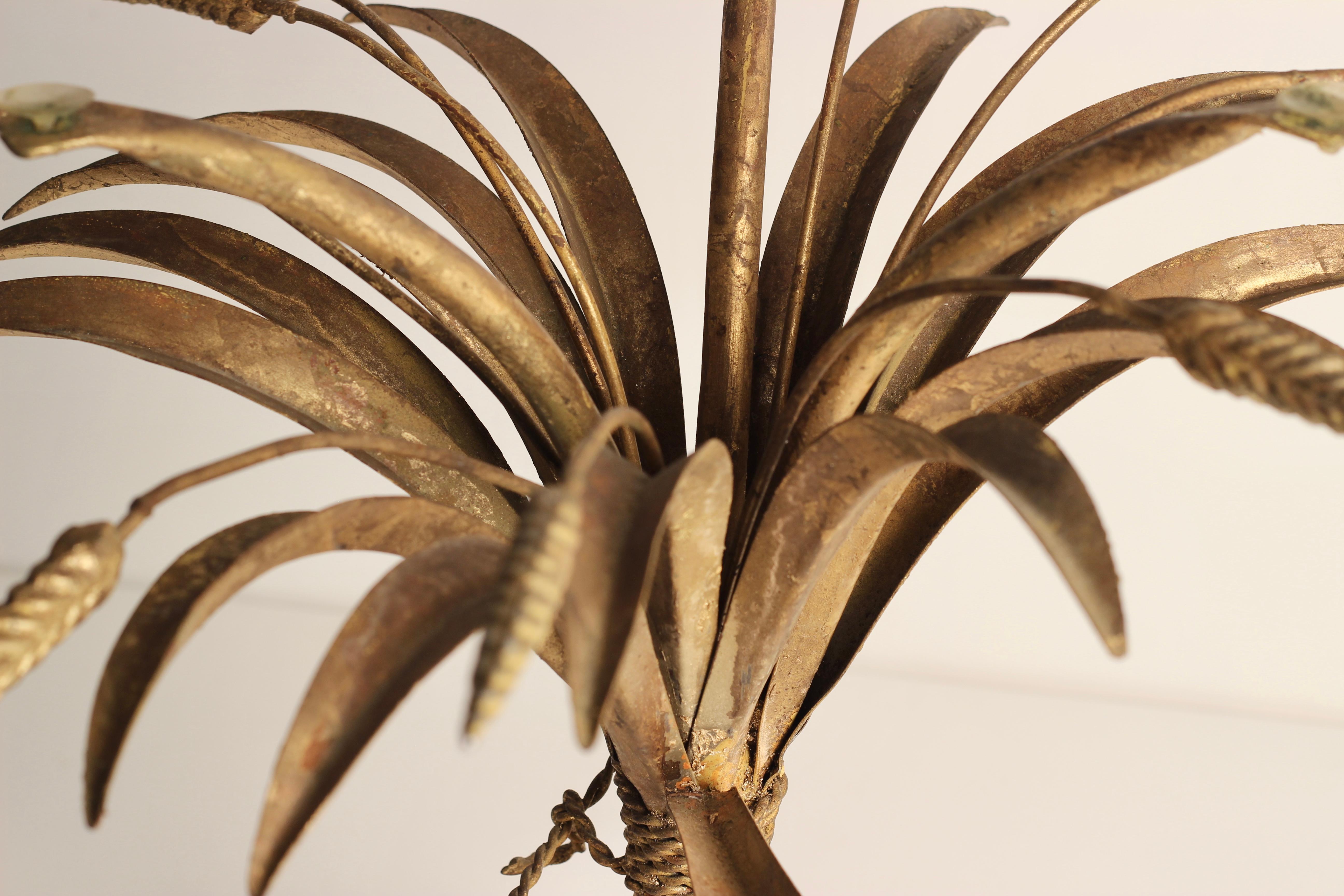 Mid-20th Century Chanel Style Sheaf of Wheat Table Inspired by Robert Goosens Original 1950’s