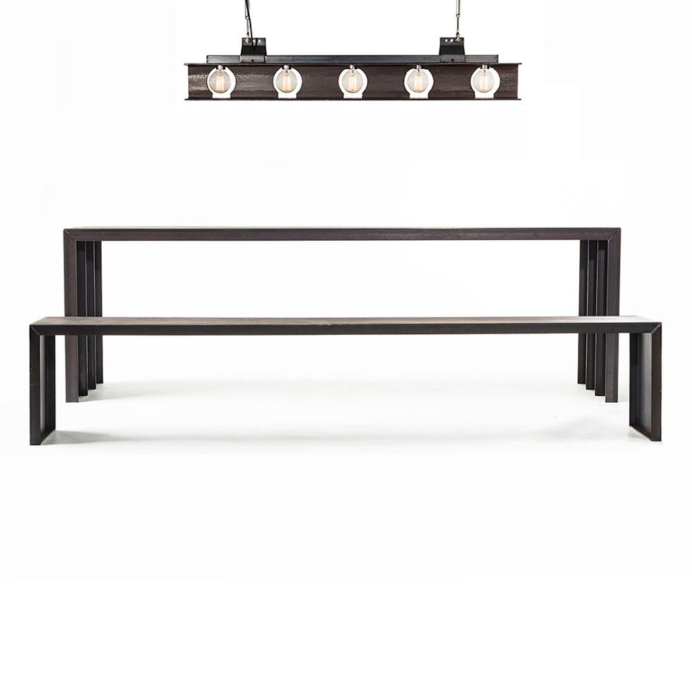 Industrial 'Channel Table' by Basile Built - 32