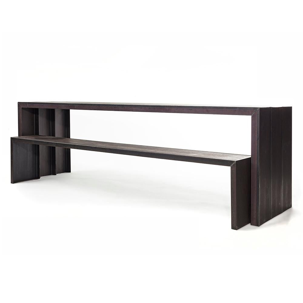 Industrial 'Channel Table' by Basile Built - 48
