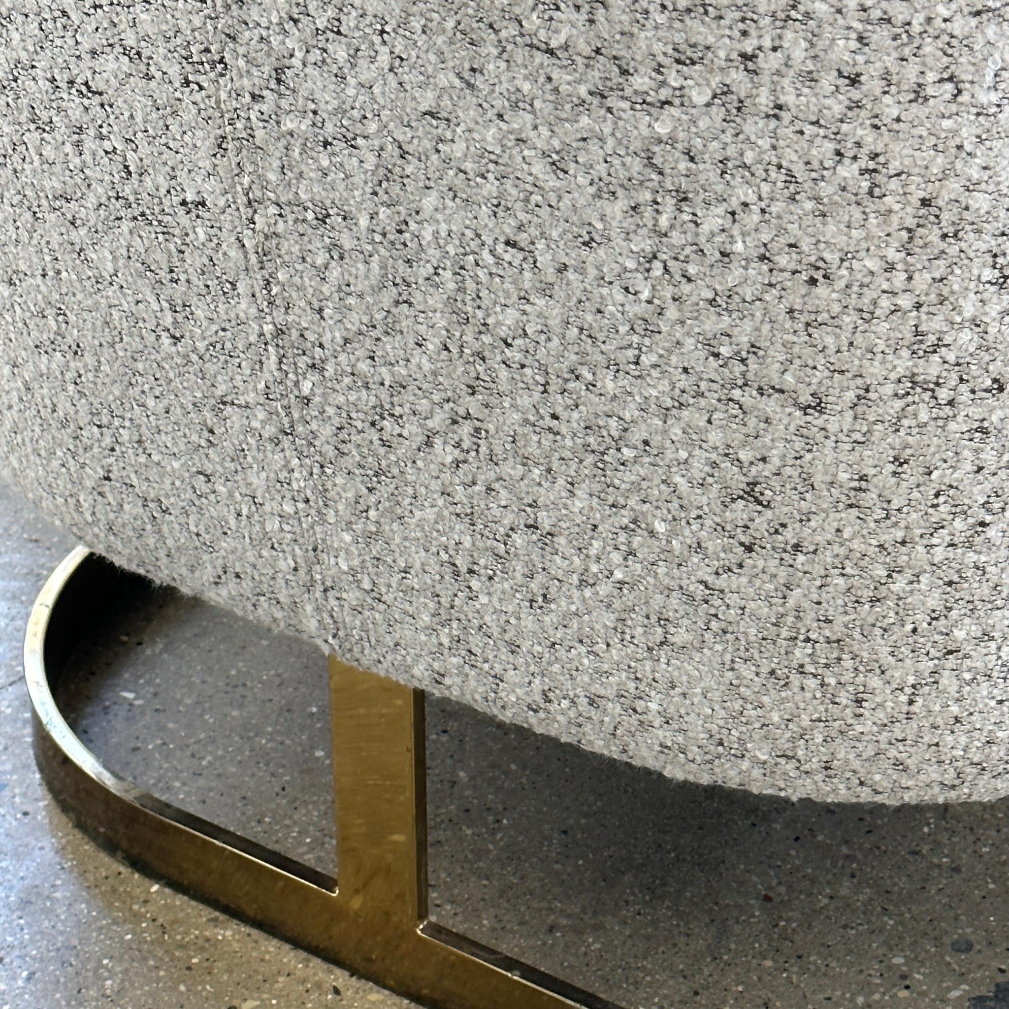 Wool Channeled Postmodern Lounge Chair by Kipp Stewart for Directional For Sale