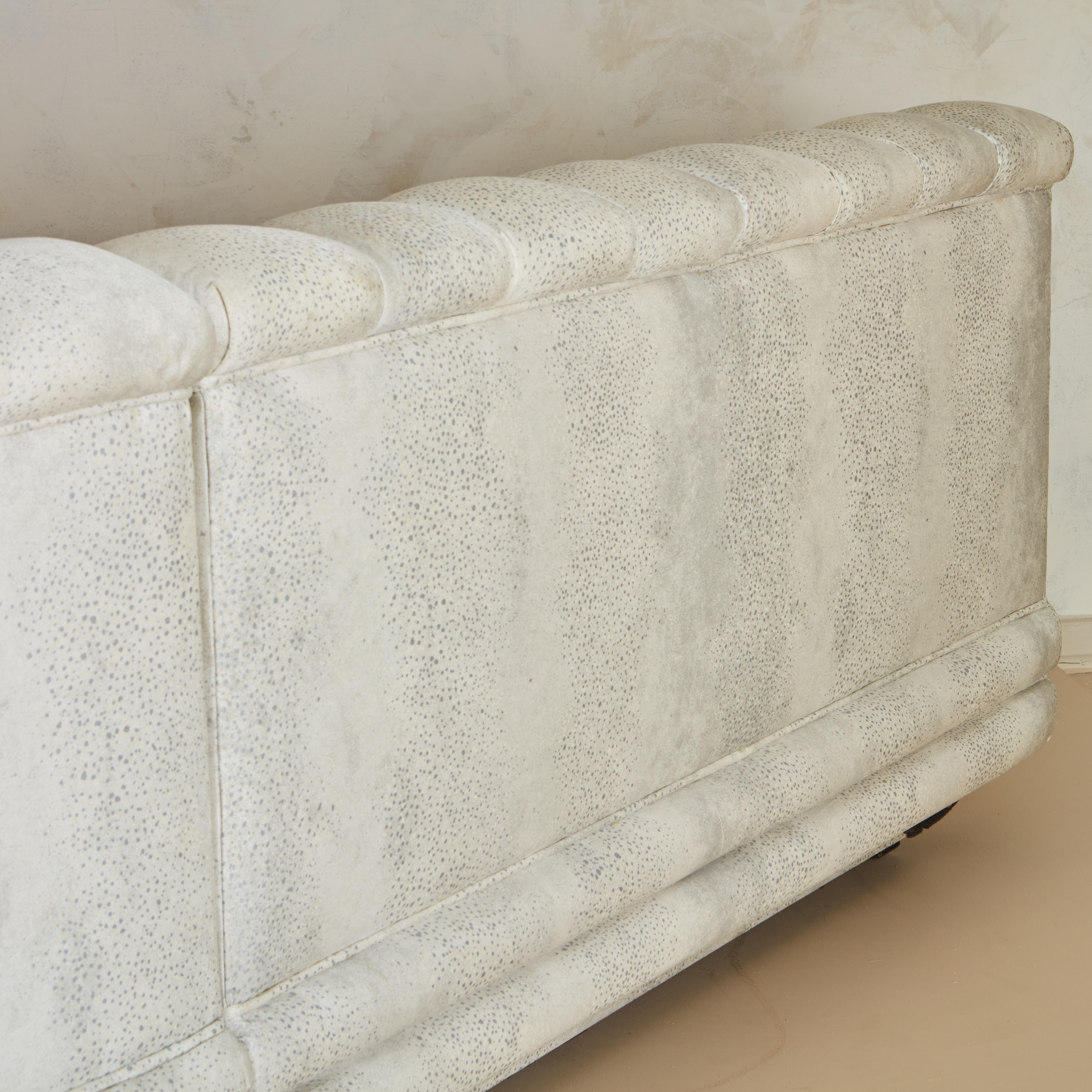 Channeled Serpentine Sectional Sofa 4