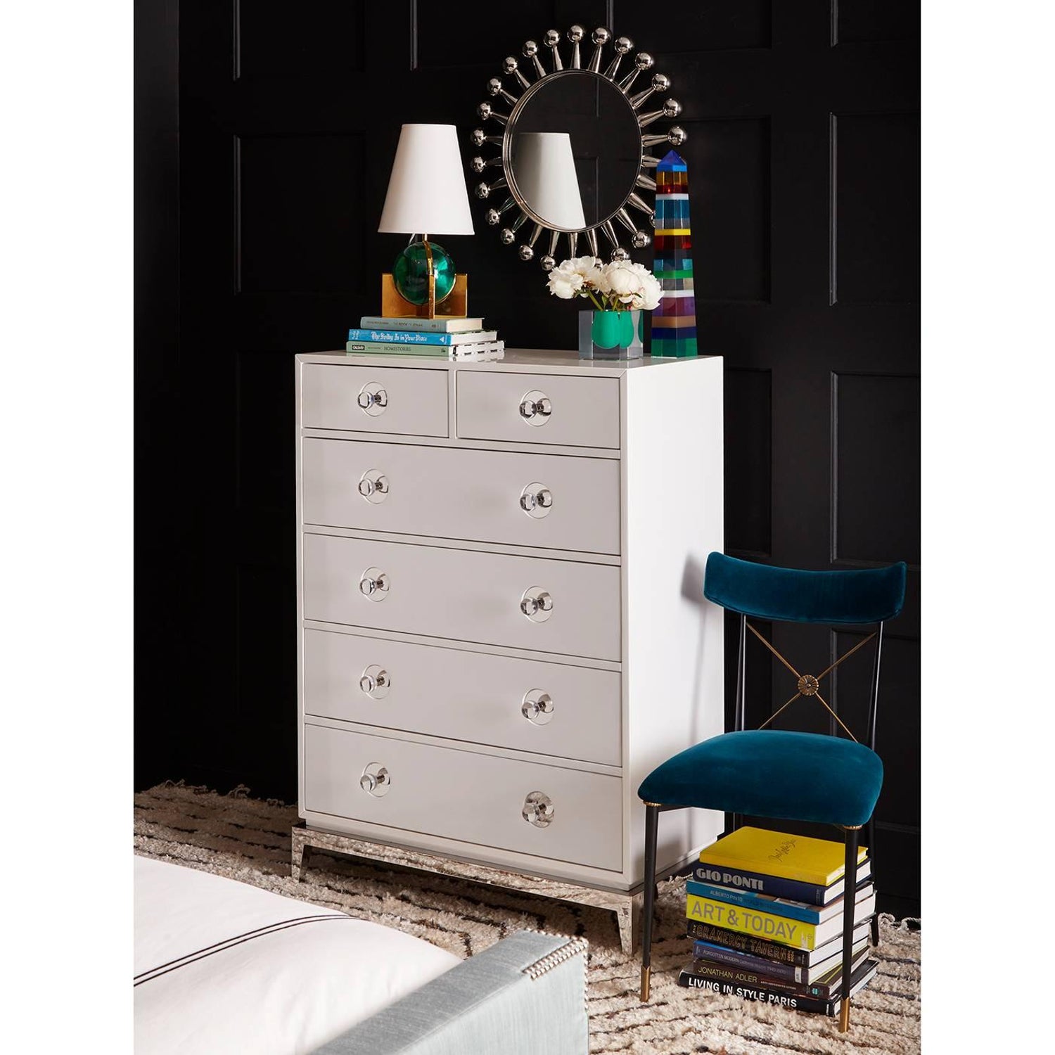 Channing Six Drawer Tall Chest For Sale At 1stdibs