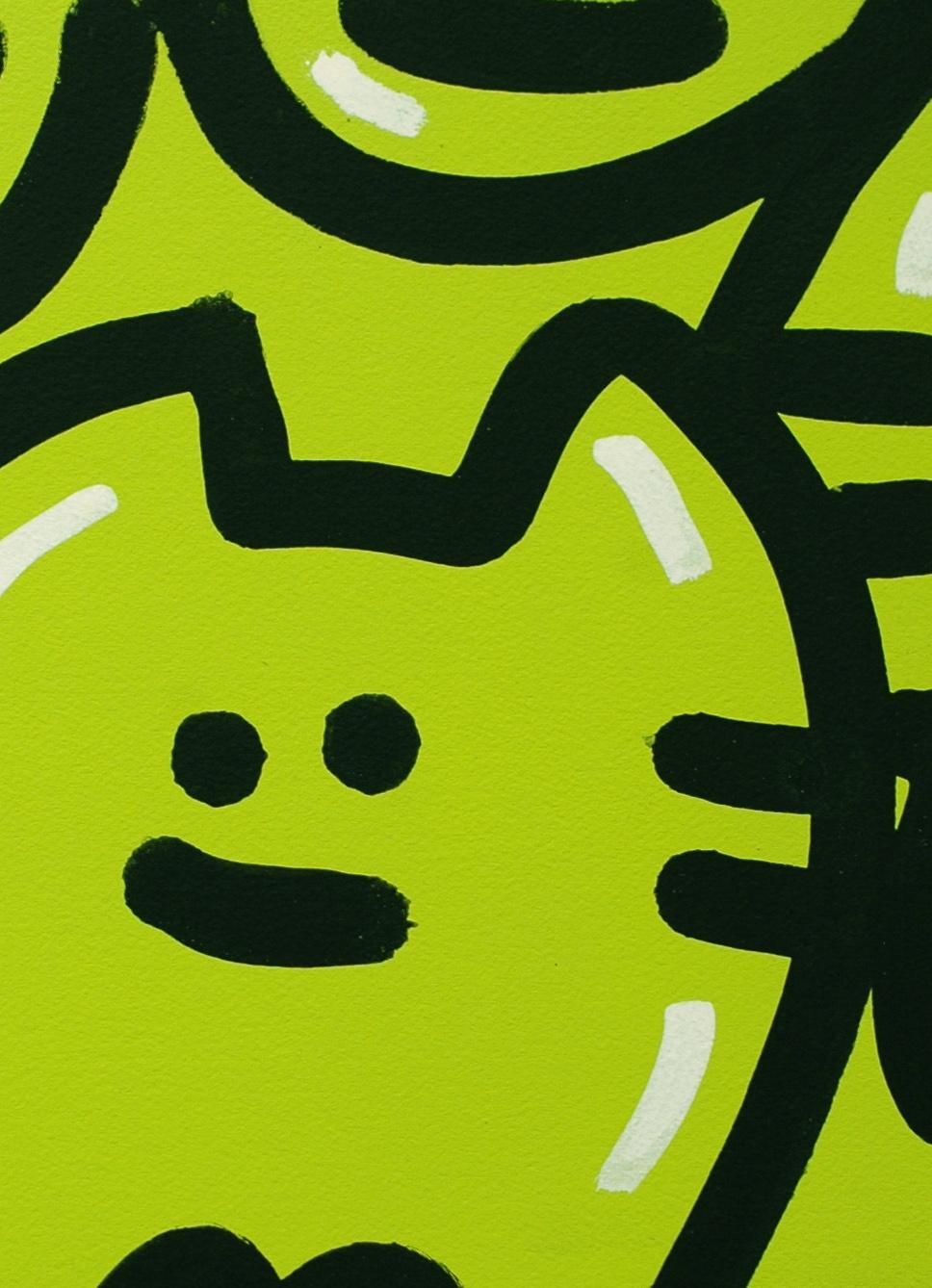 Spray et acrylique sur papier Arches aqua fin 300 G
41 x 31 cm (16.1 x 12.2 in)
Une œuvre d'art unique
Signé par l'artiste.
Certificat d'authenticité