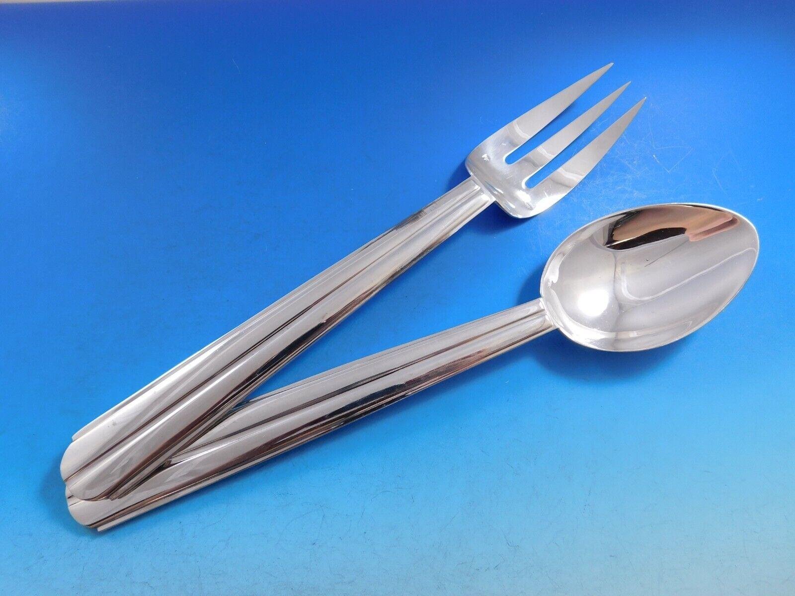 Service de table en métal argenté Chantaco par Puiforcat France, 63 pièces 1