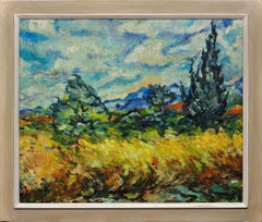 Todo es ritmo Pintura al óleo francesa postimpresionista Paisaje Honfleur