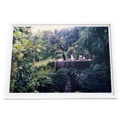 Chantal James - Photographie encadrée avec des femmes haïtiennes encadrée, signée