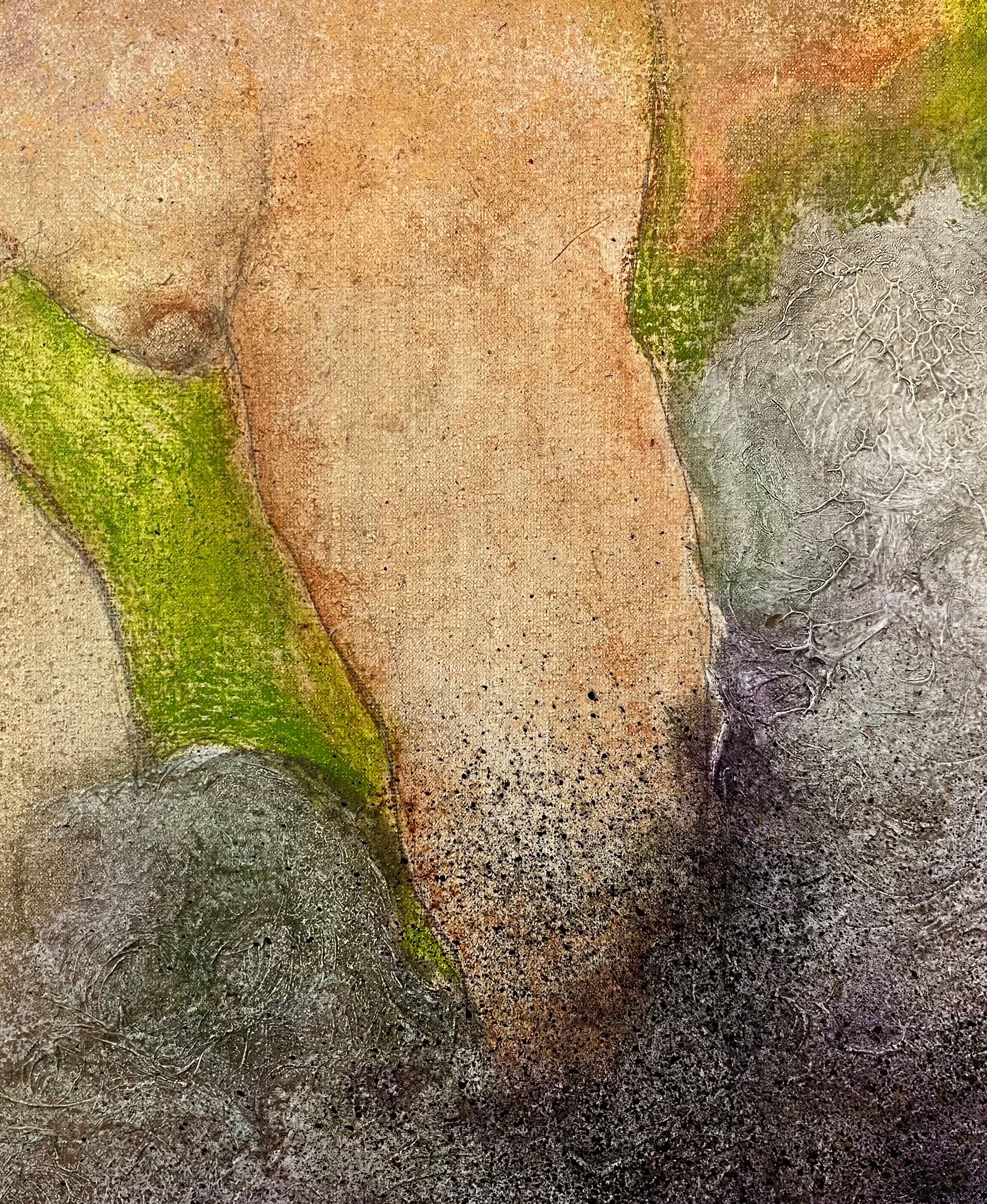 An Angel Passes von Chantal KAKAL COLSON – Öl auf Leinwand – 73x92 cm im Angebot 3
