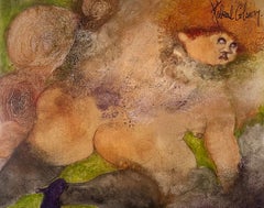 An Angel Passes par Chantal KAKAL COLSON - Huile sur toile - 73x92 cm