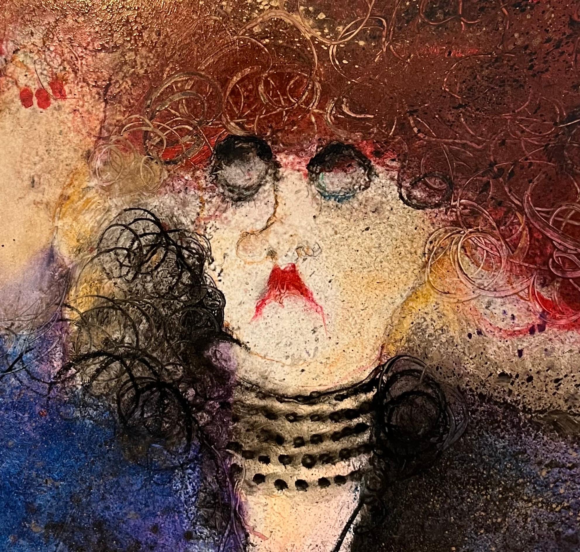 Un vaso más de Chantal KAKAL COLSON - Óleo sobre madera - 58x71 cm en venta 3