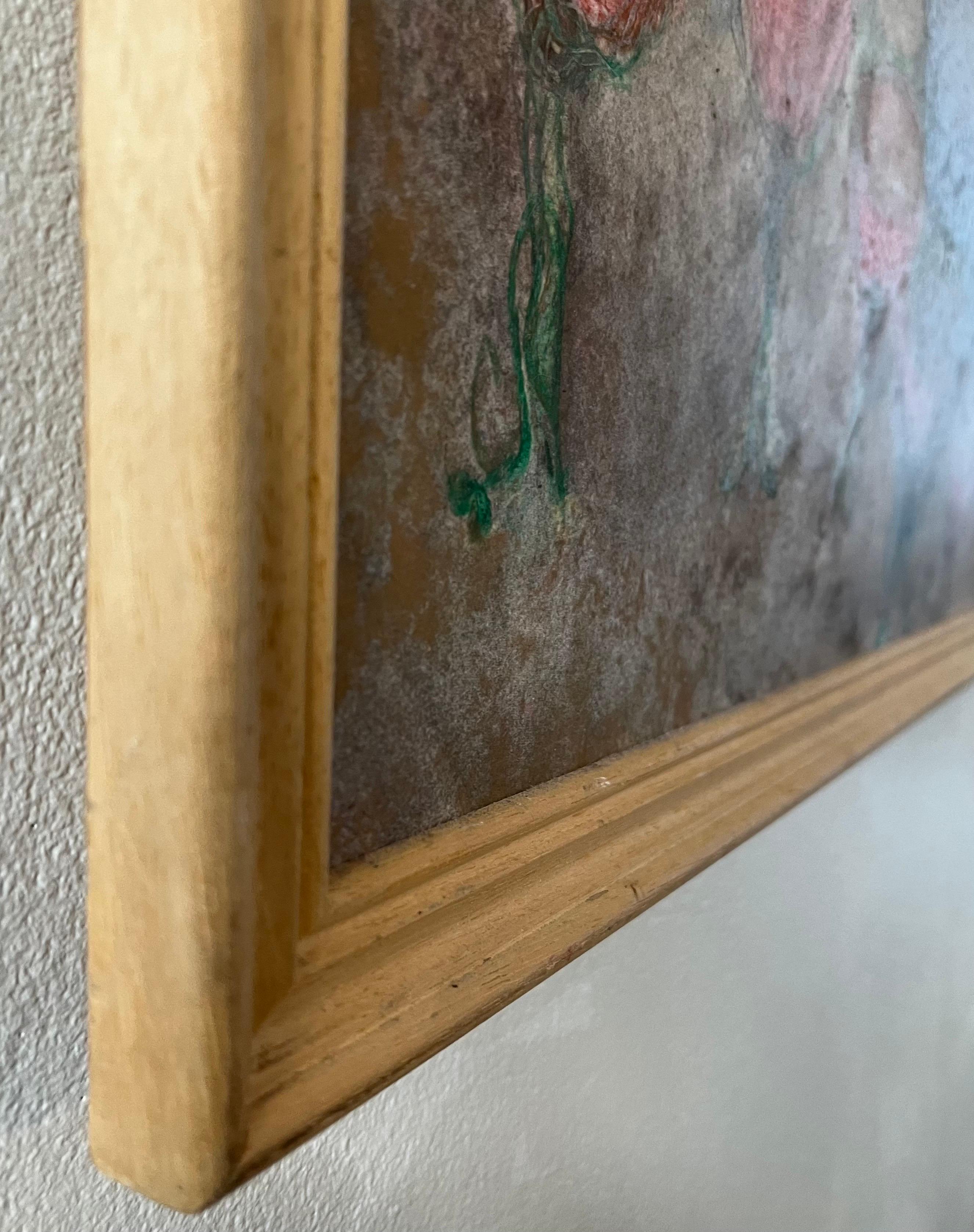 Un vaso más de Chantal KAKAL COLSON - Óleo sobre madera - 58x71 cm en venta 8