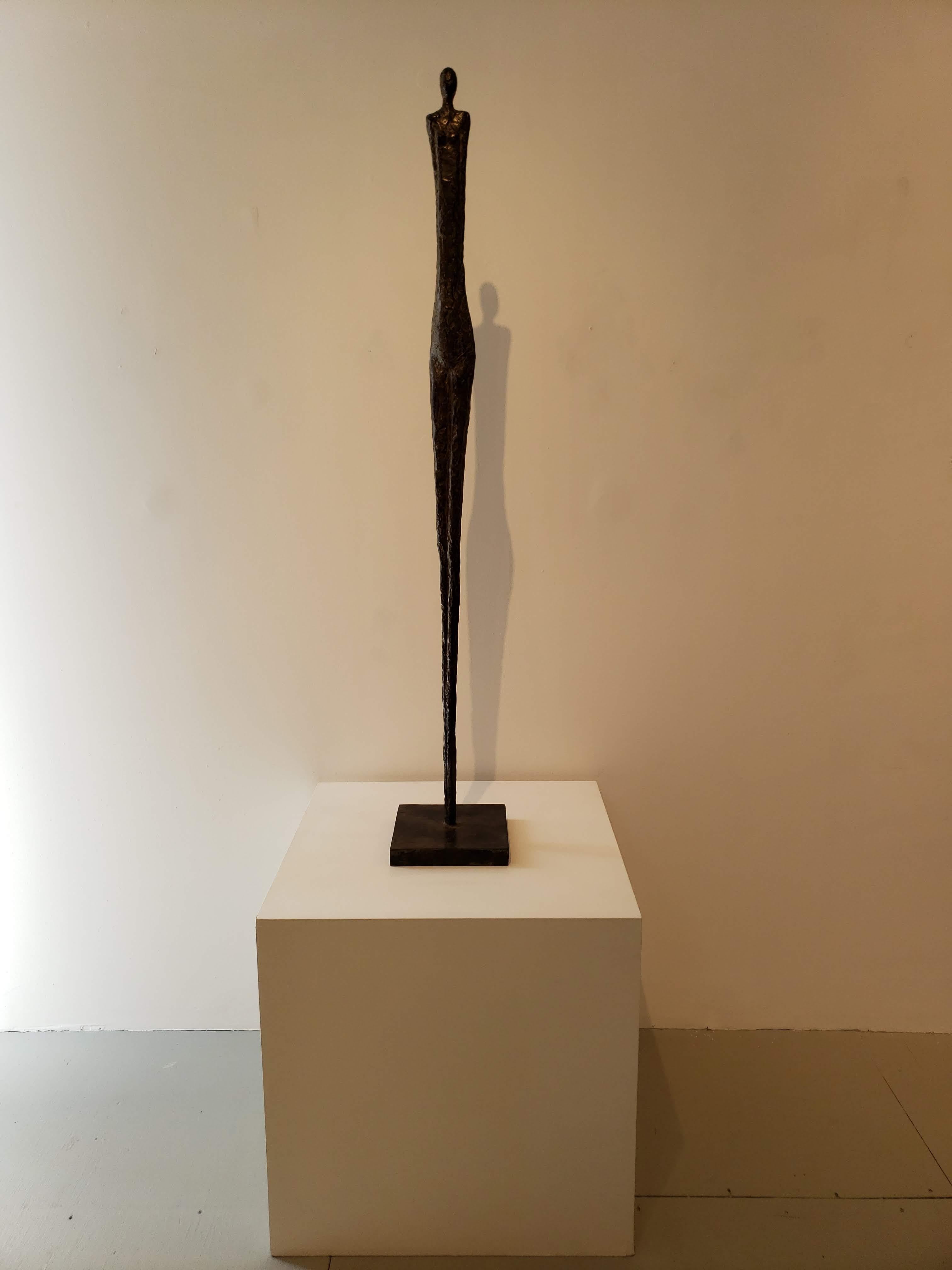 Rita, bronze sculpture - Sculpture by Chantal Lacout