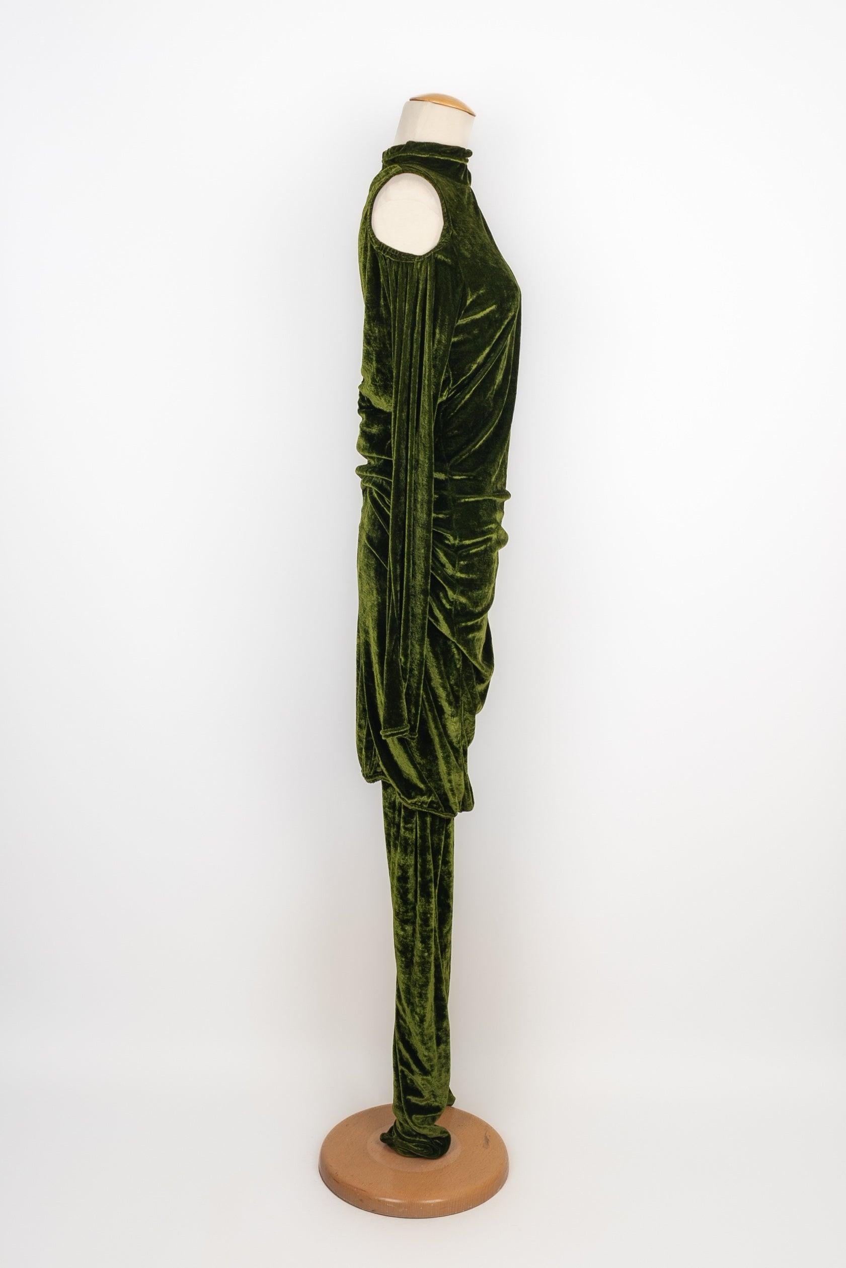 Chantal Thomas Set of Dress with Legging Trousers In Excellent Condition For Sale In SAINT-OUEN-SUR-SEINE, FR