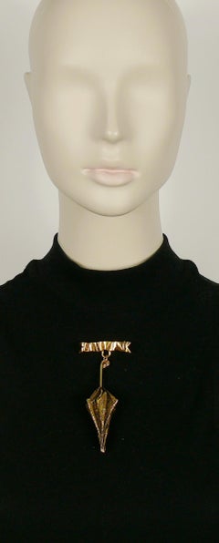 CHANTAL THOMASS (Attributed to) Vintage Umbrella Brooch