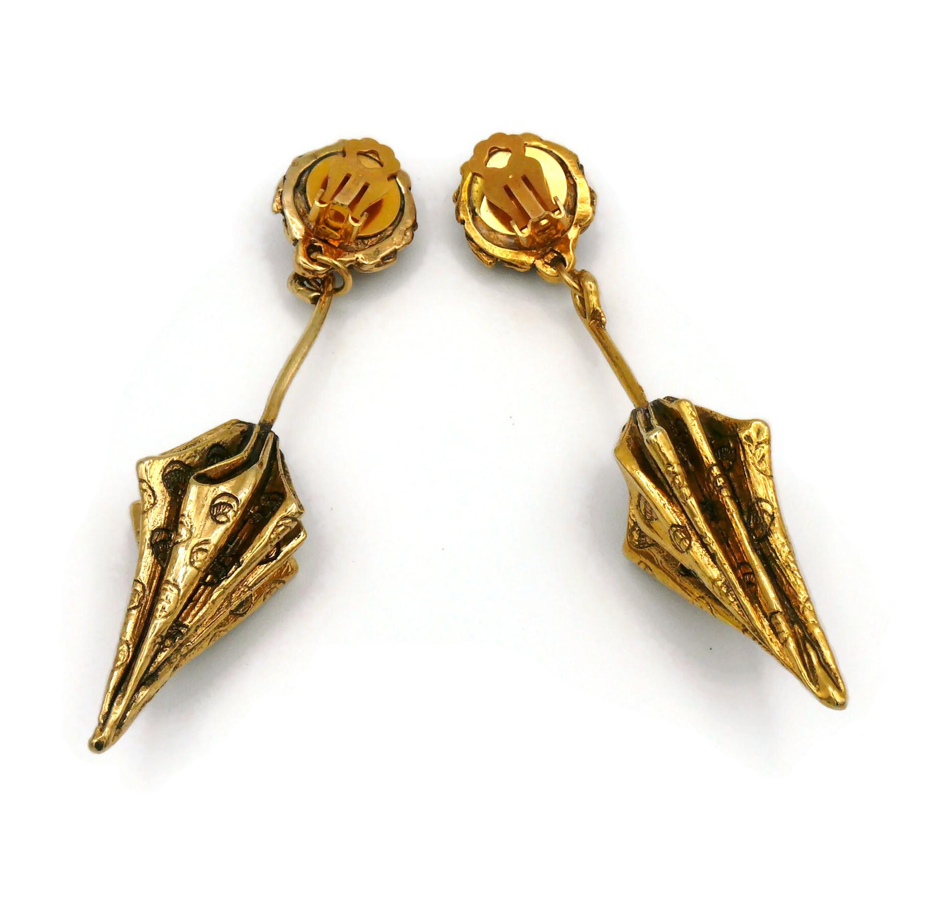 Chantal Thomass (Attributed to) Vintage Umbrella Dangling Earrings For Sale 5