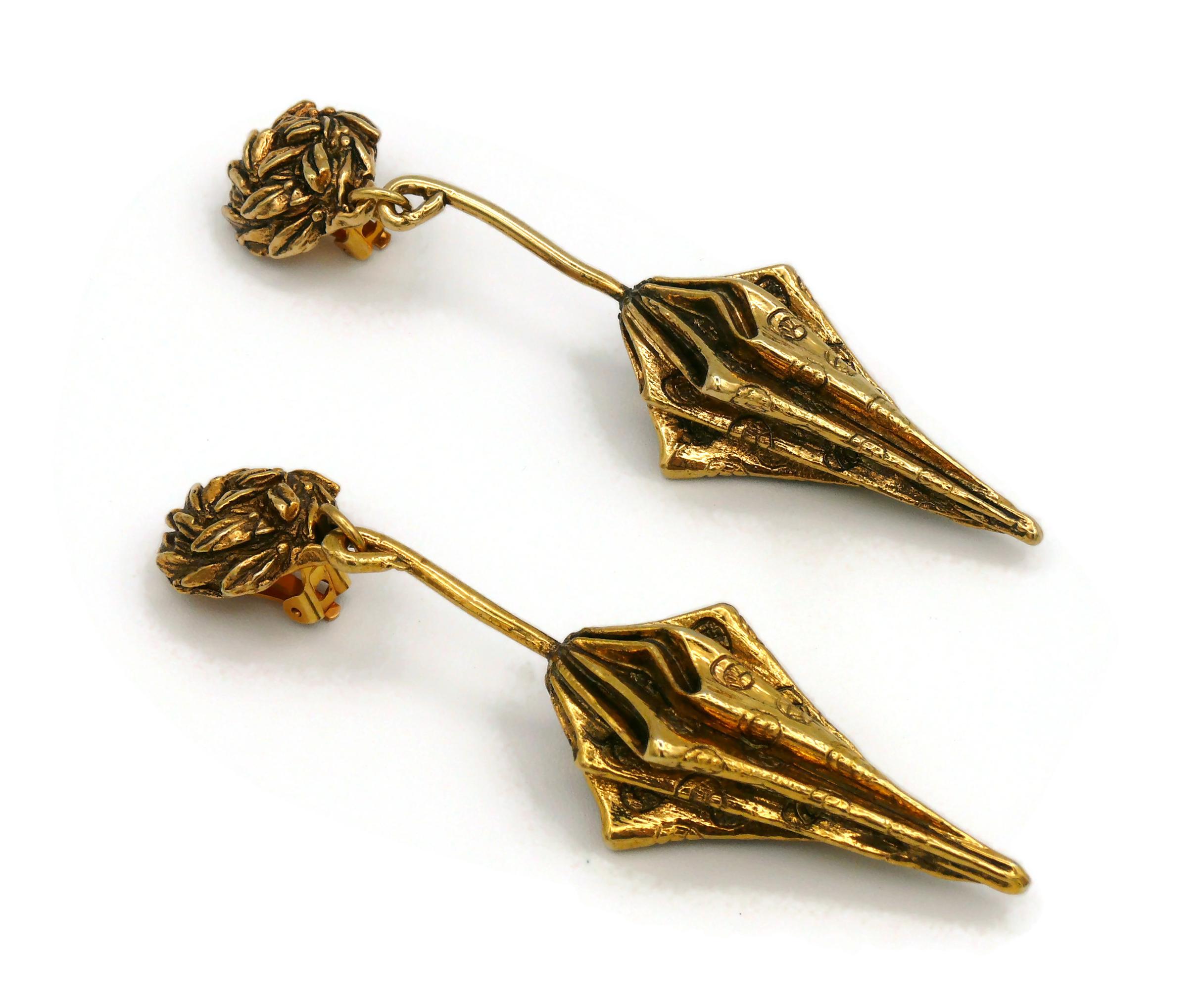 Chantal Thomass (Attributed to) Vintage Umbrella Dangling Earrings For Sale 1