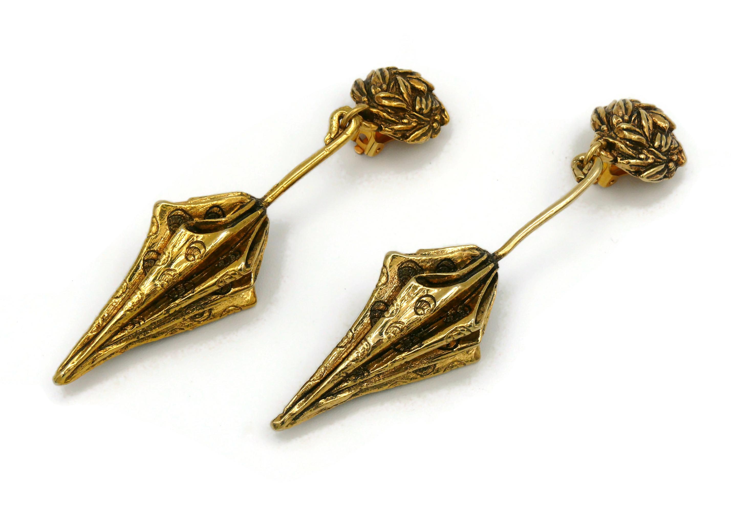 Chantal Thomass (Attributed to) Vintage Umbrella Dangling Earrings For Sale 2