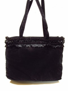 Chantal Thomass Black Velvet Purse