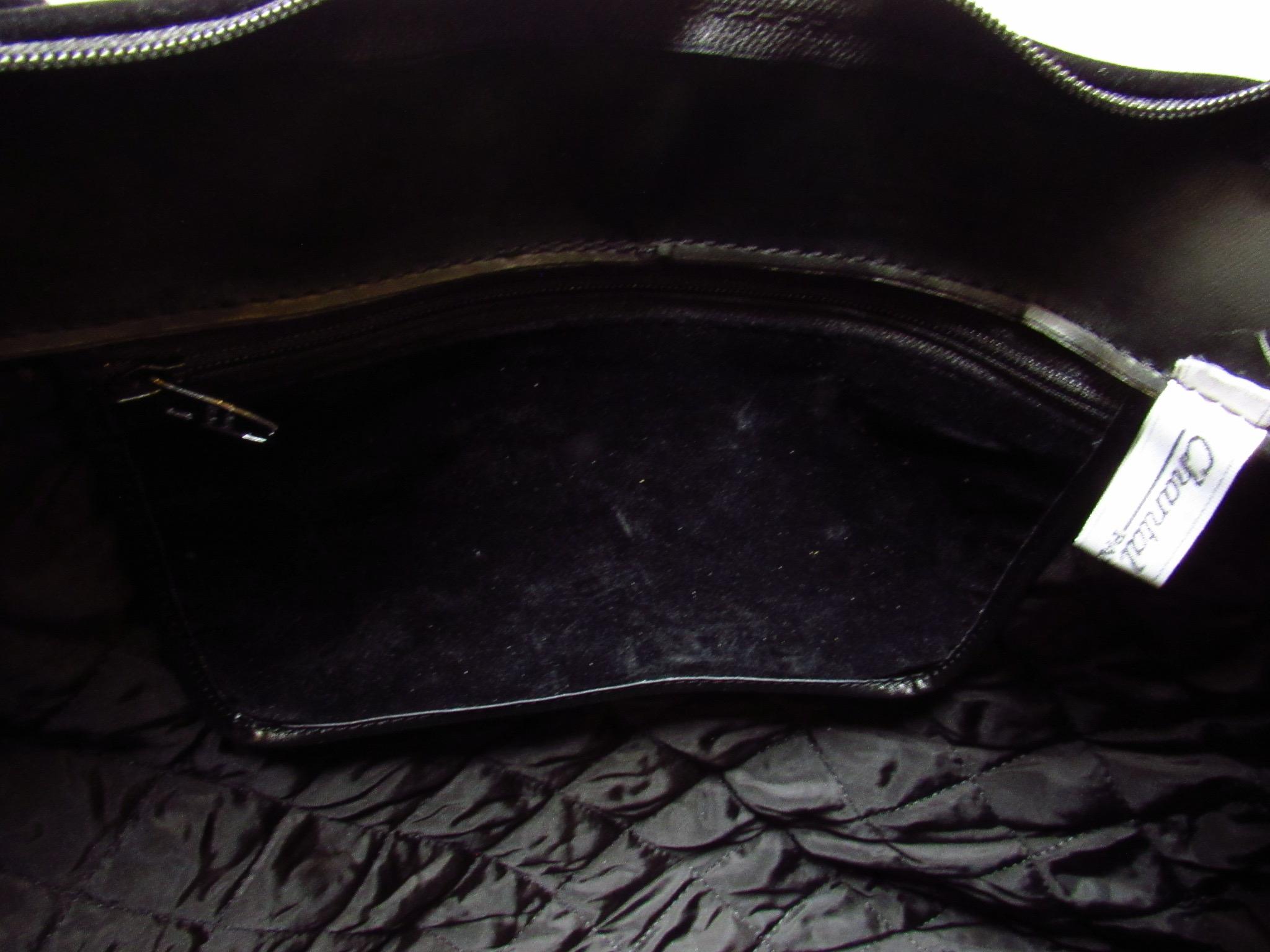 Women's Chantal Thomass Black Velvet Purse For Sale