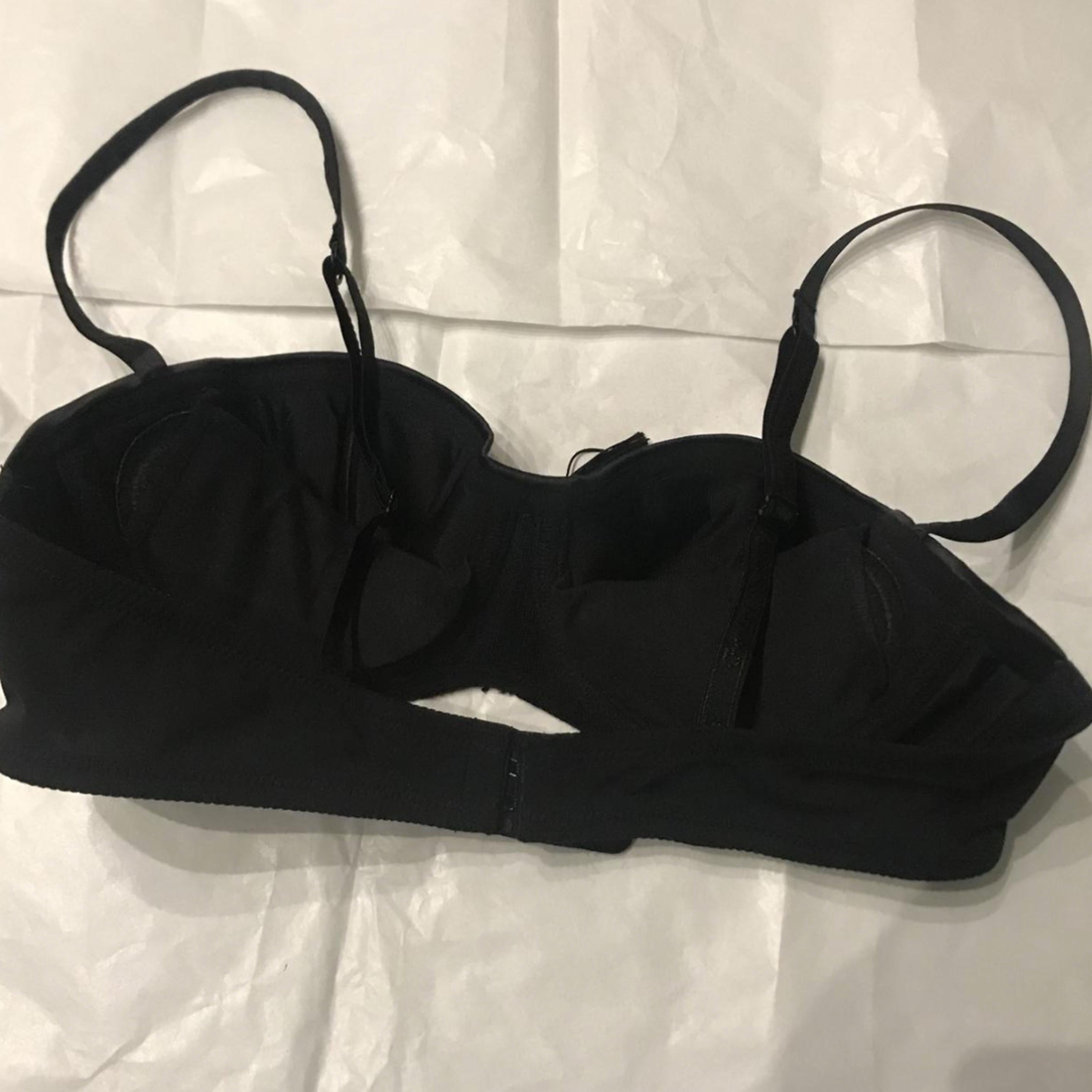CHANTAL THOMASS Bra Black and white with fringes In Good Condition For Sale In Paris, FR