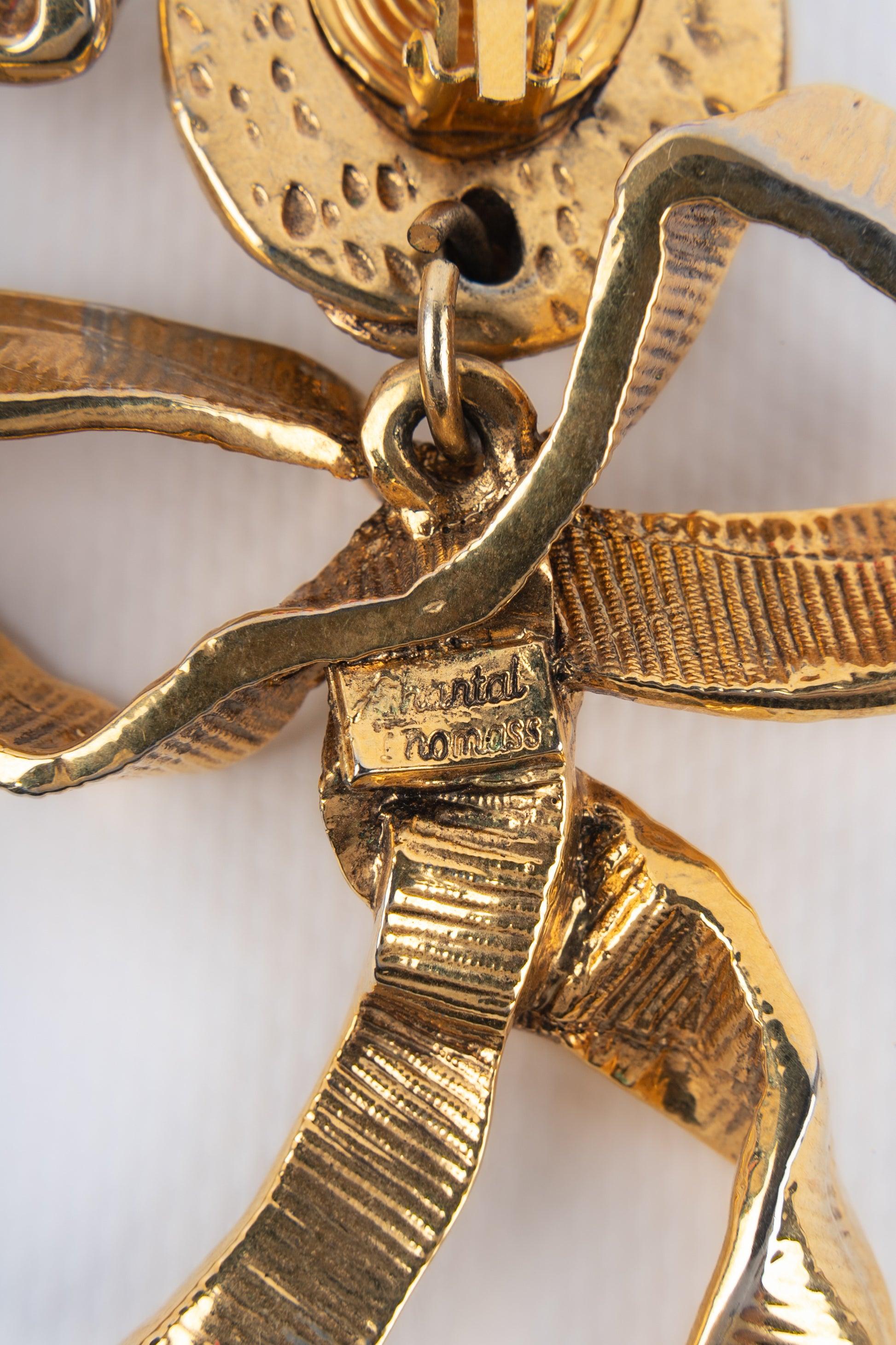 Boucles d'oreilles à clip Chantal Thomass en métal doré Pour femmes en vente