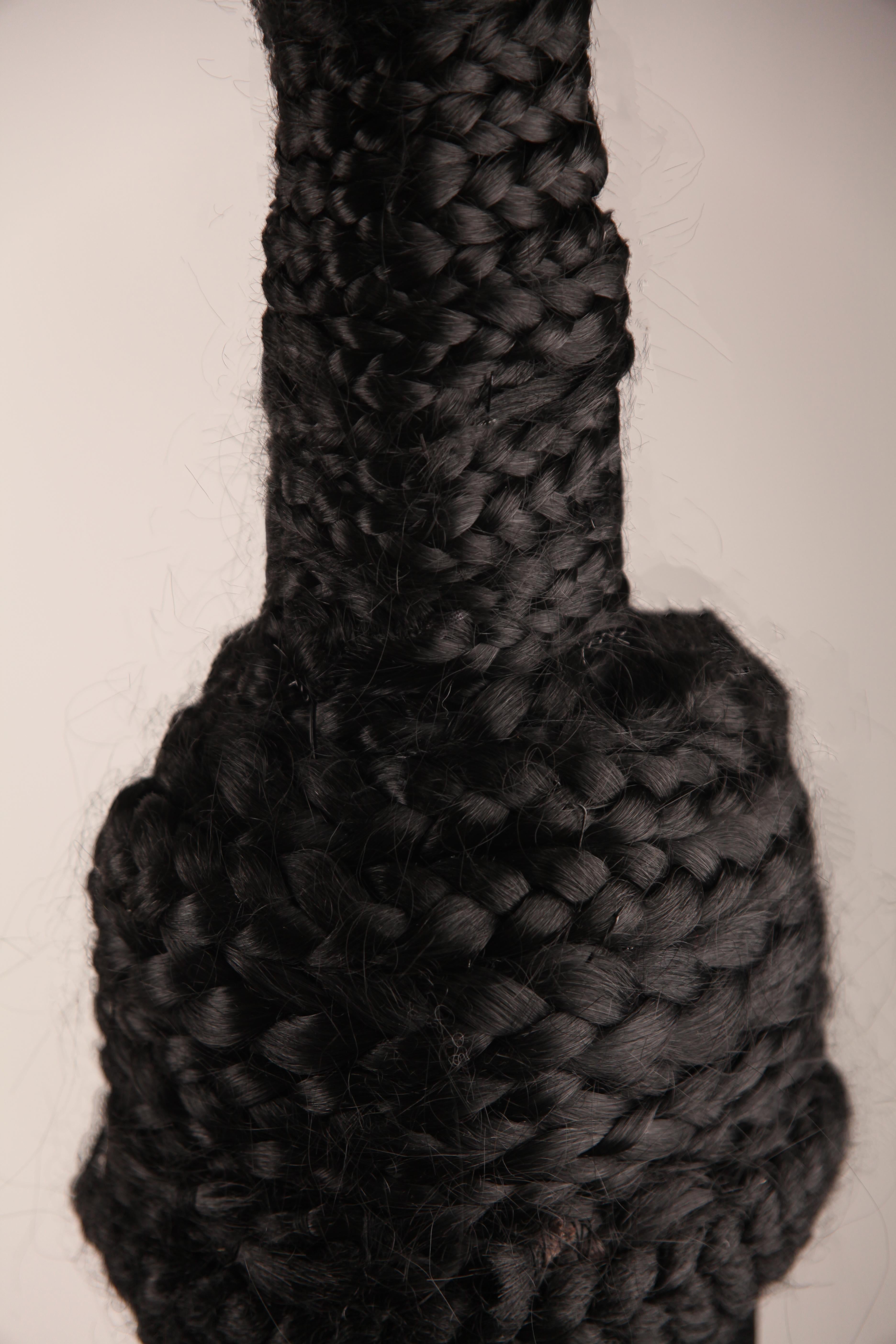 Chantal Thomass hair-breaded sculpture hat «African Summer » Collection, S/S 92 For Sale 2