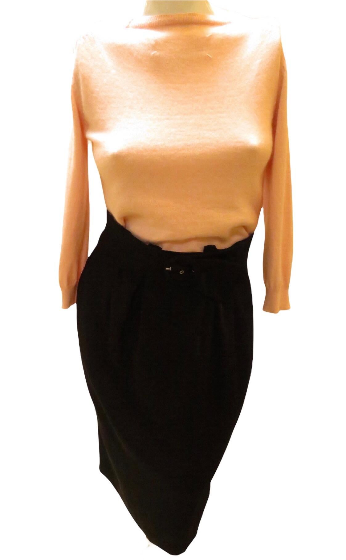 Chantal Thomass High-waisted Belted Pencil Skirt For Sale 1