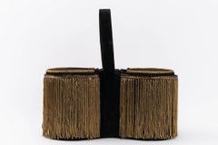 Chantal Thomass Military Bag with Black Suede