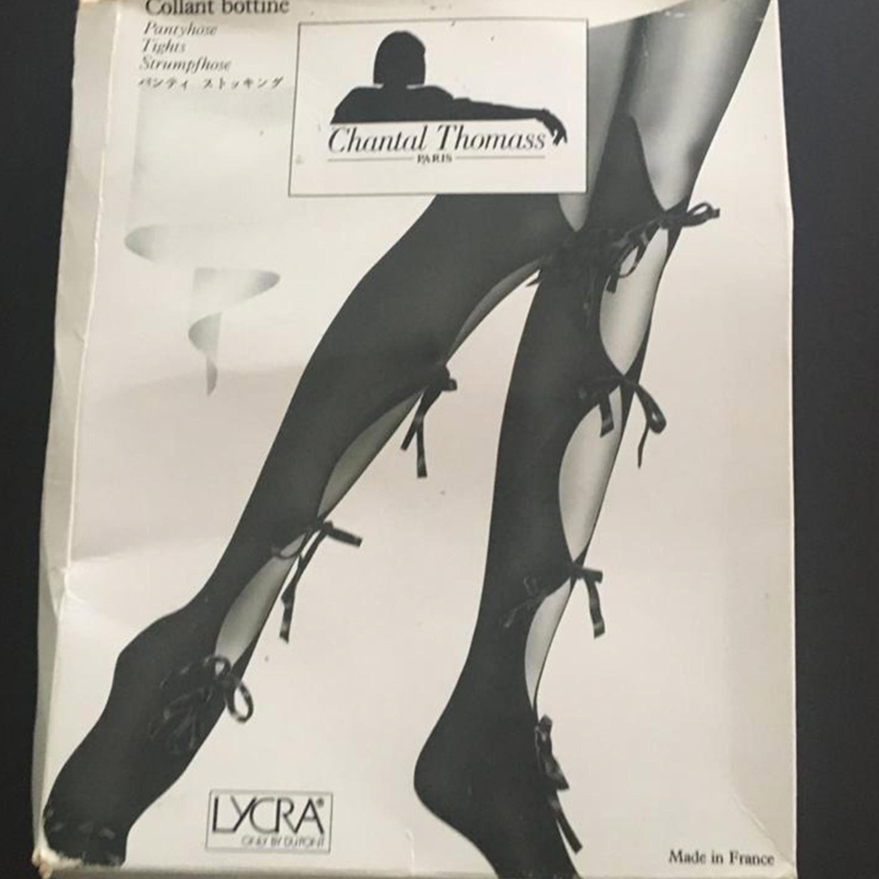 CHANTAL THOMASS SS 1992 Black tights with nodes

Tag: THOMASS

Size 3

Shipping worldwide with tracking number