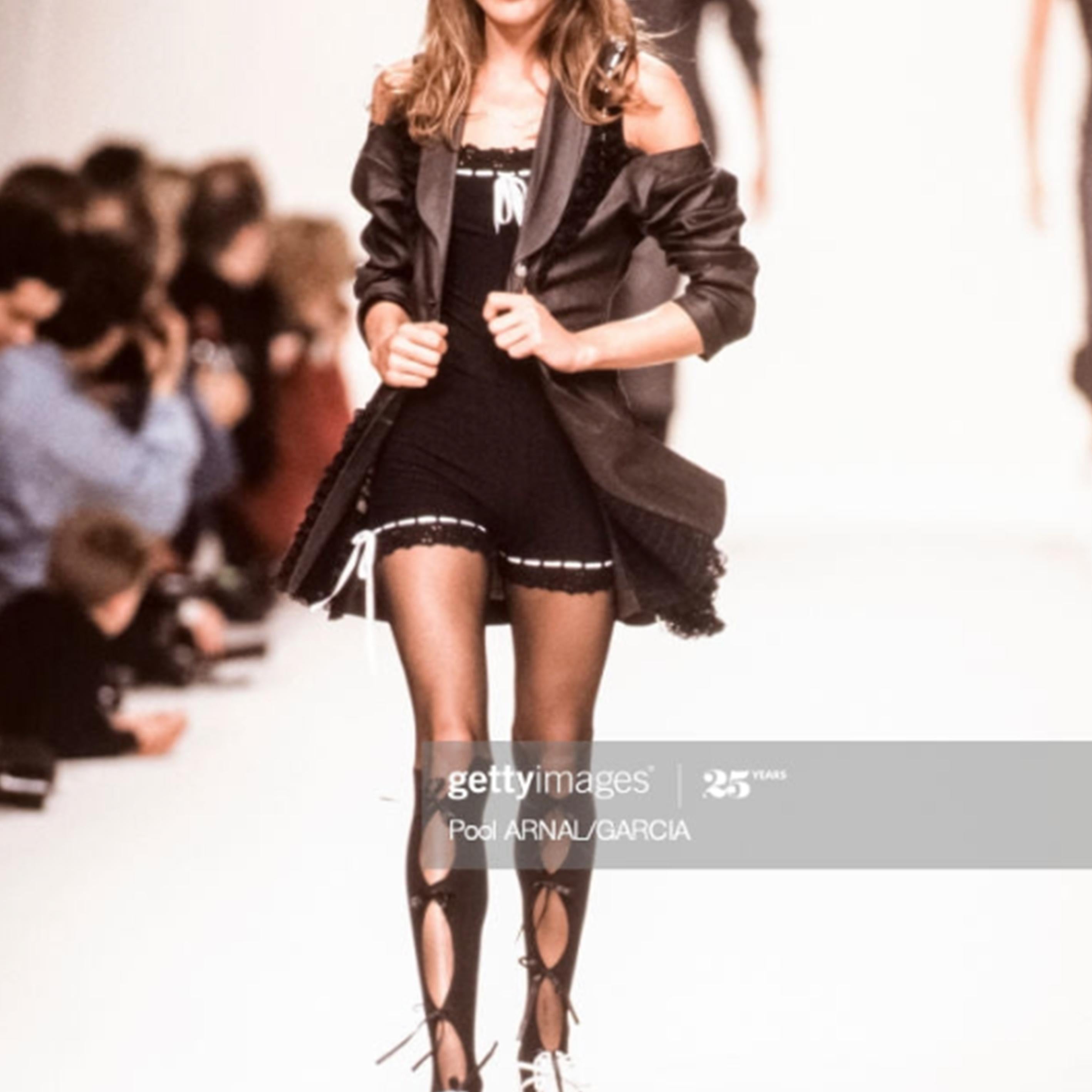 CHANTAL THOMASS SS 1992 Black tights with nodes For Sale 1
