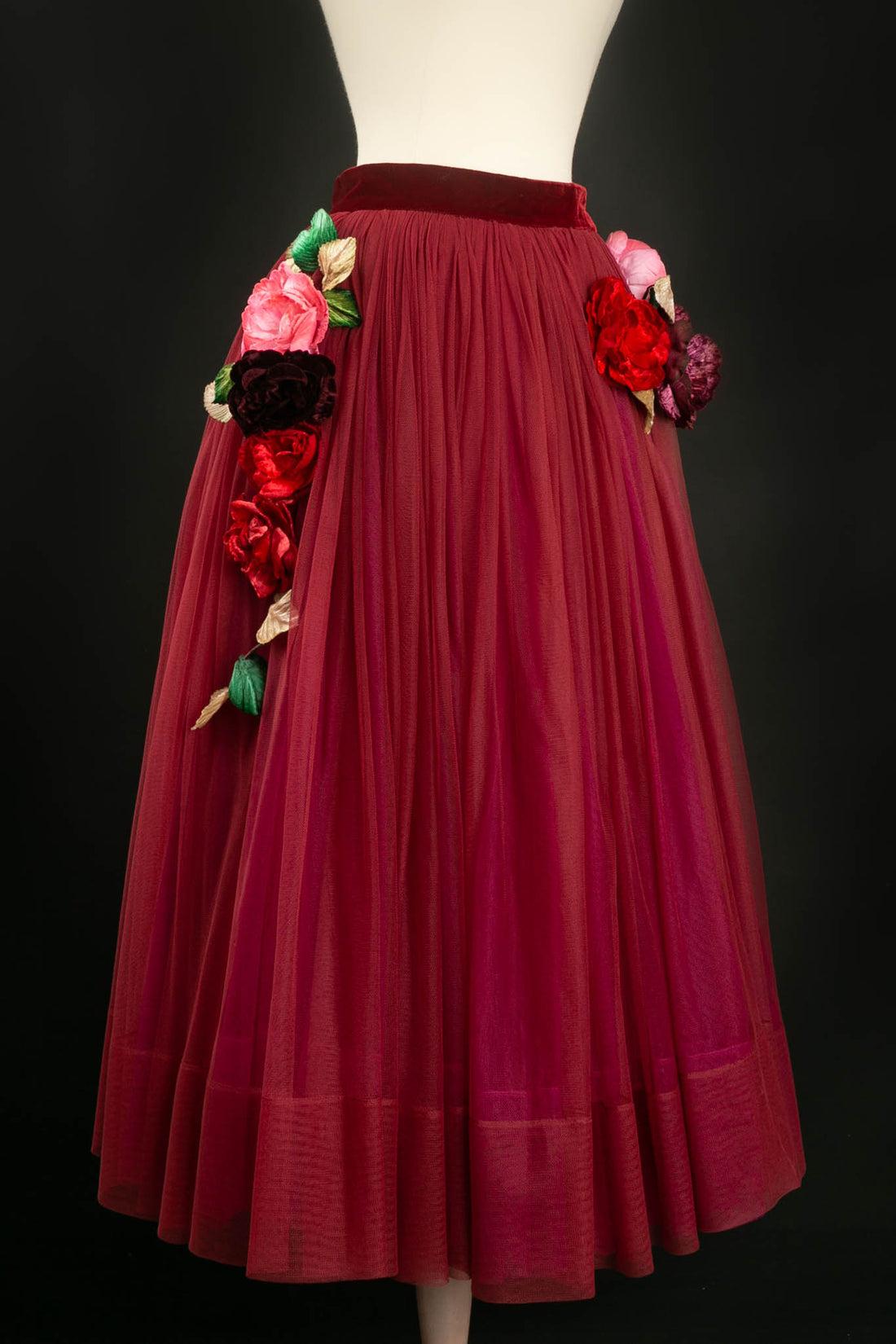 Chantal Thomass Conjunto de tul y terciopelo Colección Otoño-Invierno, 1990 5