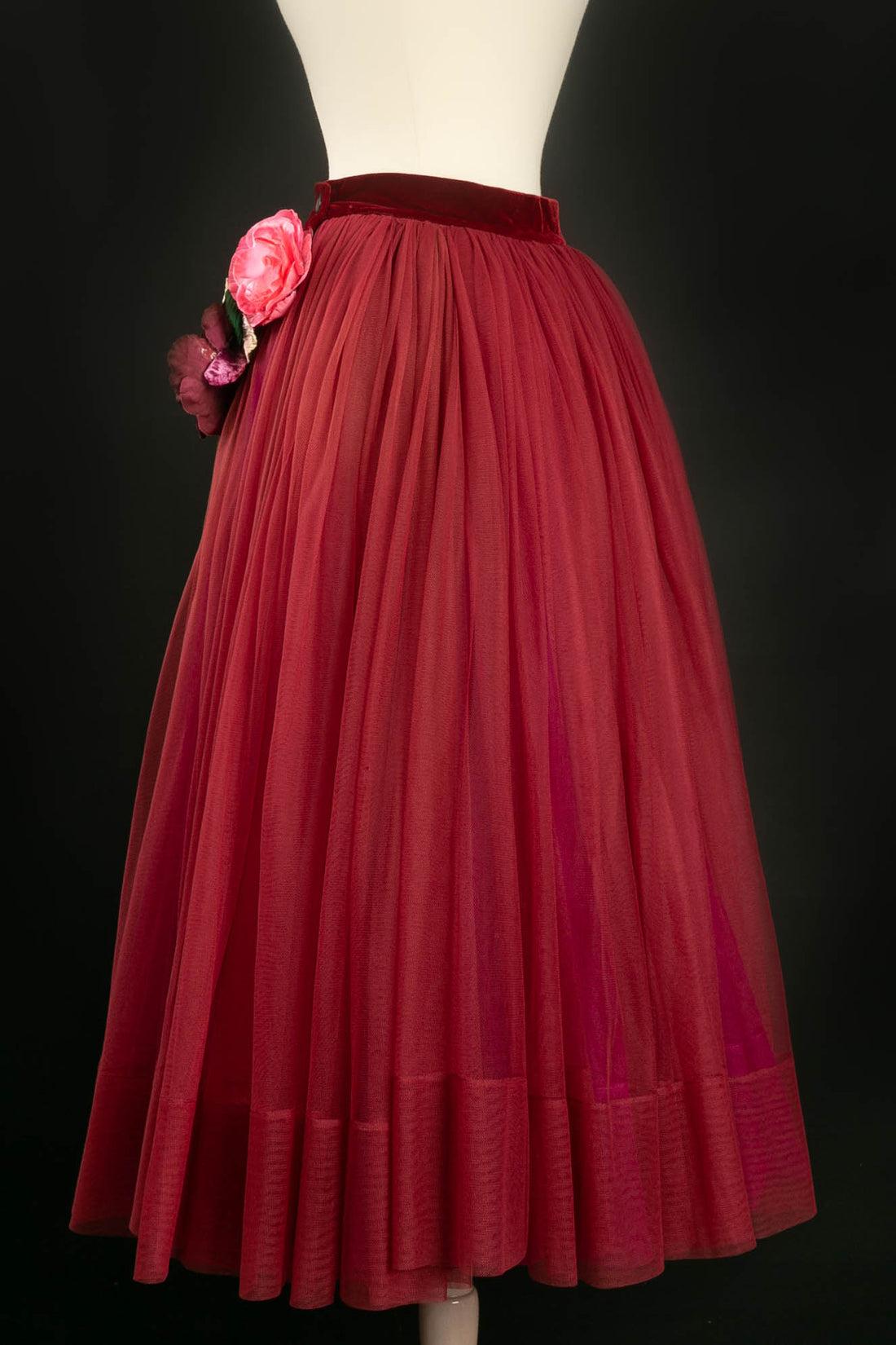 Chantal Thomass Conjunto de tul y terciopelo Colección Otoño-Invierno, 1990 6