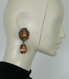 CHANTAL THOMASS Vintage Sea Life Dangling Earrings