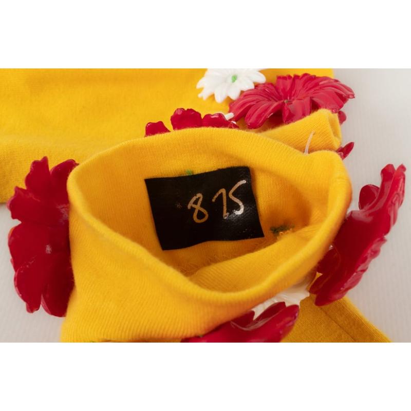 Women's Chantal Thomass Yellow Cotton Gloves For Sale