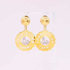 Chantecler 18k Gold Piazzetta Earrings