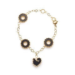 Chantecler Anima 70 Pulsera de ónice negro de oro de 18 quilates