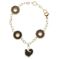 Chantecler Anima 70 Pulsera de ónice negro de oro de 18 quilates