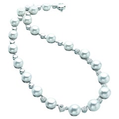 Chantecler Bon Bon Pearl and Diamond Necklace