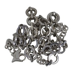 Chantecler Capri Halskette aus massivem 18 Karat Weißgold mit Diamanten