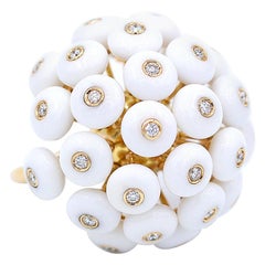 Chantecler Dandelion 18 Karat Gold and Kogolong Ring