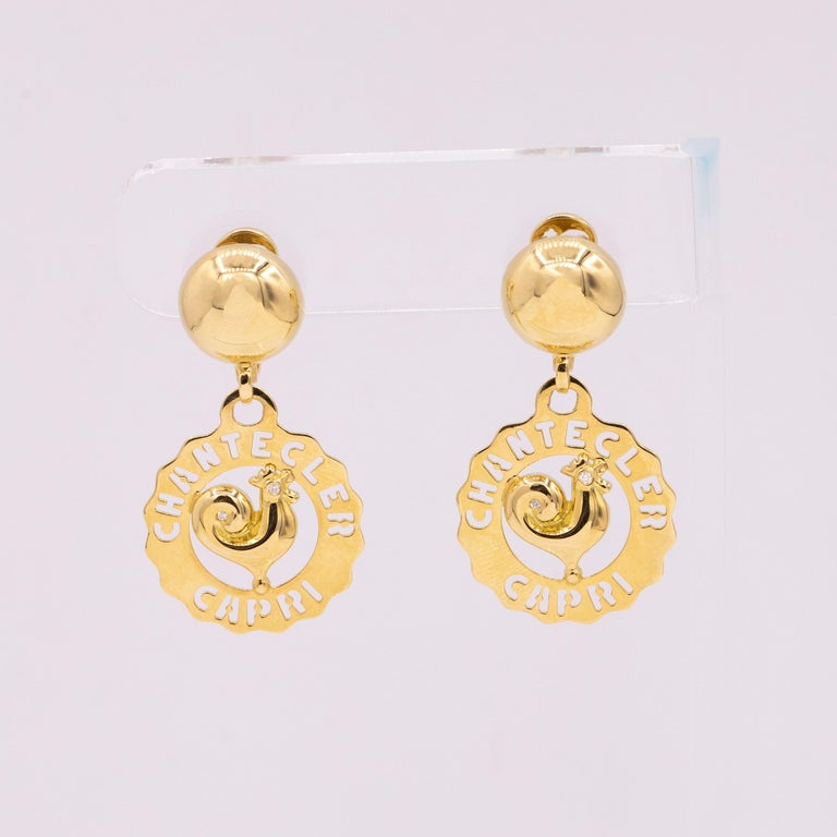 Chantecler Logo Rooster Earrings, Exclusively at Hamilton Jewelers at  1stDibs | br jewelry logo, chantecler earrings, chantecler jewelry