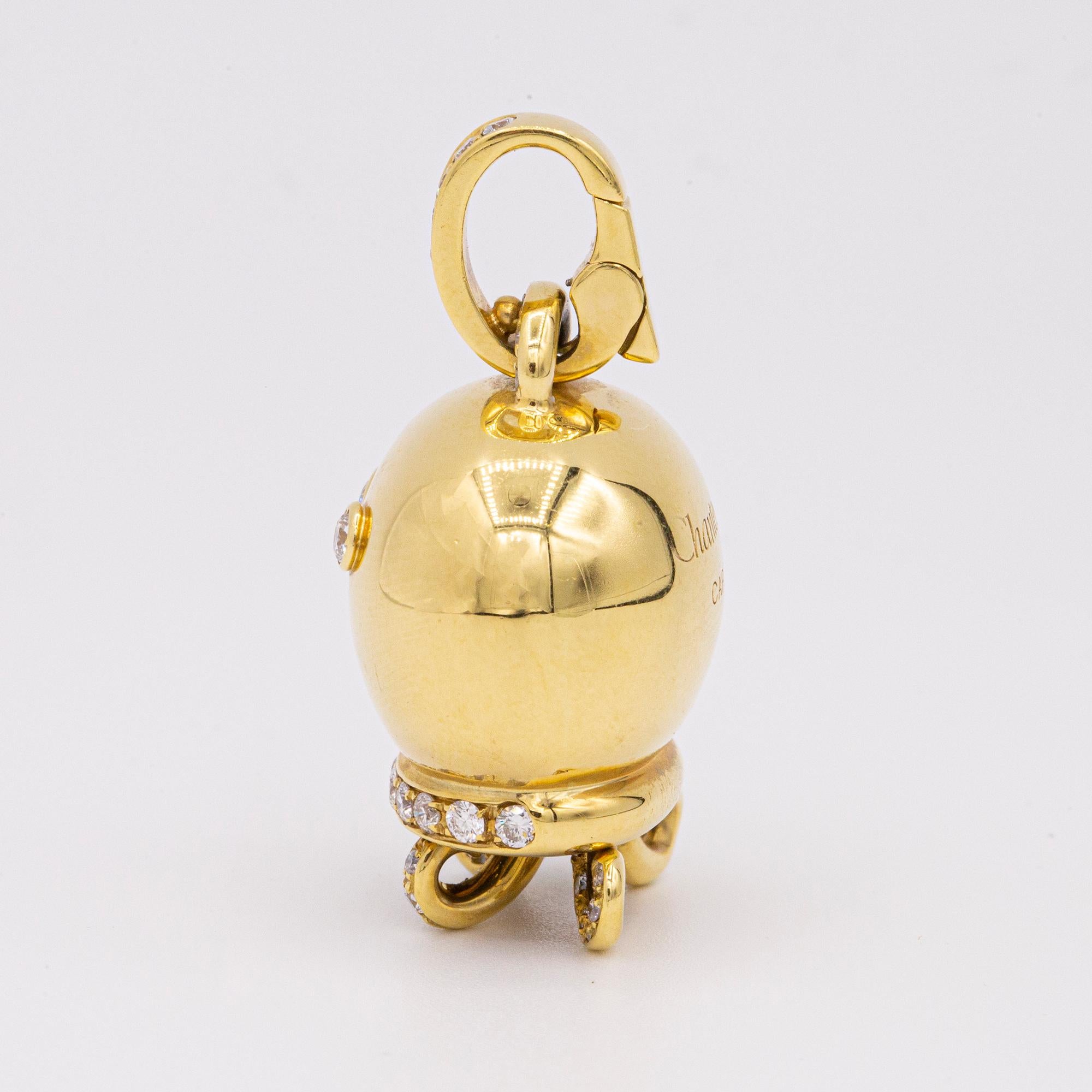 Chantecler Marinelle Octopus Diamond Charm In New Condition In Princeton, NJ