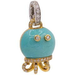 Chantecler Marinelle Octopus Turquoise Charm
