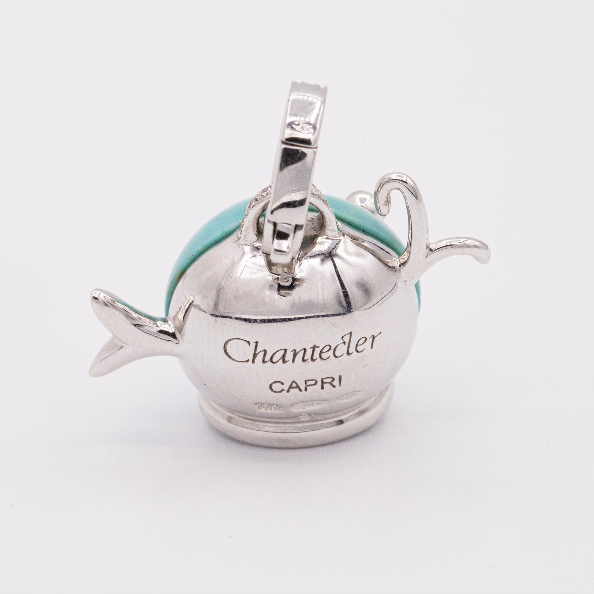 Chantecler Marinelle Whale Turquoise Charm 1